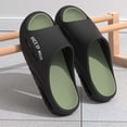 thumbnail image 6 of Mens Slippers,Men Non- Massage Soft Sole Slippers for Home Indoor Use,Slippers for Men,Black,7, 6 of 6