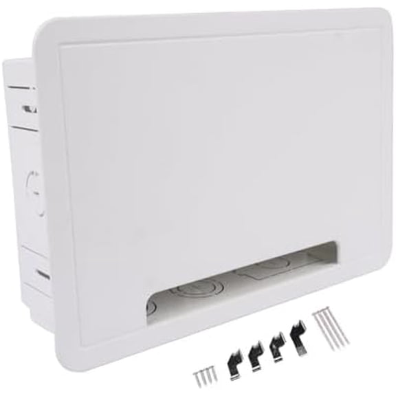in Wall Cable Management Kit 9" in-Wall TV Media Box Recessed TV Outlet & Network Enclosure - Replacement for Working with Roku, Apple TV, Fire TV Stick$$Tools & Hardware Other