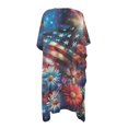 thumbnail image 2 of HELLHERO Stylish Bathing Suit Cover Up for Beach Polyester Lightweight Beach Kimono Butterfly Starry Sky Pattern, 2 of 6