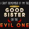 thumbnail image 3 of CafePress - Good Sister Or The Evil On Women's Classic T Shirt - Women's Traditional Fit Dark T-Shirt, 3 of 4