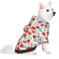 thumbnail image 2 of Gaeub Strawberries Print Small Pets Wear Hoodies,Dog Pullover,Cat Apparel,Fashion Pet Clothing,for Small Medium Dogs and Cats-X-Small, 2 of 7