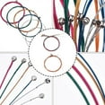 thumbnail image 3 of kurtrusly 6PCS Acoustic Guitar Strings Set Rainbow E-A String Parts Steel Copper Alloy Instrument Accessory Rustproof Sufficient Gears Colorful String, 3 of 8