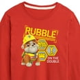 thumbnail image 3 of Paw Patrol - Rubble & Crew - Rubble On the Double - Toddler & Youth Long Sleeve Graphic T-Shirt, 3 of 6