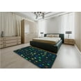 thumbnail image 5 of Ahgly Company Machine Washable Indoor Rectangle Transitional Night Black Area Rugs, 6' x 9', 5 of 7