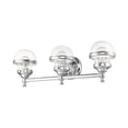 thumbnail image 5 of Livex Lighting - Oldwick - 3 Light Bath Vanity in New Traditional Style - 24, 5 of 14
