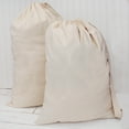 thumbnail image 6 of Laundry Bag Duffle Bag Jumbo Spacious 25”X35” Drawstring 100% Sturdy Cotton Canvas with Strap for College Students Dorm Room Clothes Hamper Storage Washer | 2 Sizes Available, 6 of 6