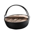 thumbnail image 2 of Fancyes Sukiyaki Nabe Pot Japanese Designing Home Use Evenly Heat Camping Cooking Easy Cleaning Cooking Pot Stockpot for Outdoor Braising with lid, 2 of 8