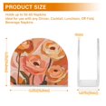 thumbnail image 4 of Yayeee Napkin Holder for Table Kitchen Paper Tissue Organization, Abstract Orange Flowers, 4 of 8