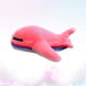 thumbnail image 2 of FELTECHELECTR Peluche de avión de dibujos animados de 40 cm, adorable almohada para niños, color rojo, 2 of 7