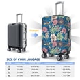 thumbnail image 6 of Lsque Colorful Flowers Printed Luggage Cover, Travel Luggage Protector,Scratch and Dirt Resistant, Fits 18-32 Inch Luggage - Medium, 6 of 9