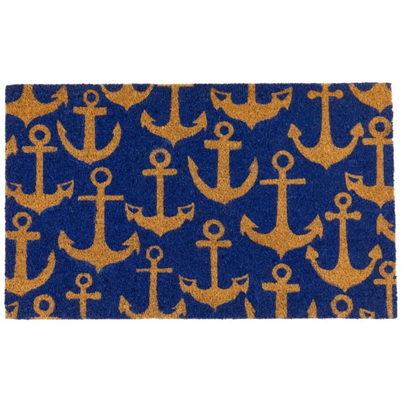 Natural Coir Anchors Away Outdoor Doormat - 18 x 30"