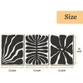 thumbnail image 4 of Hieng Abstract Canvas Wall Art, Painting Prints, Feather Pictures Modern Wall Decor for Living Room Bedroom Office Home Decor -（Only canvas）, 4 of 6