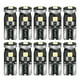 thumbnail image 4 of 10 Uds T10 3030 3SMD LED bombilla de coche Super brillante cuña liquidación bombillas 12V JShteea Accesorios para autos y motos, 4 of 6