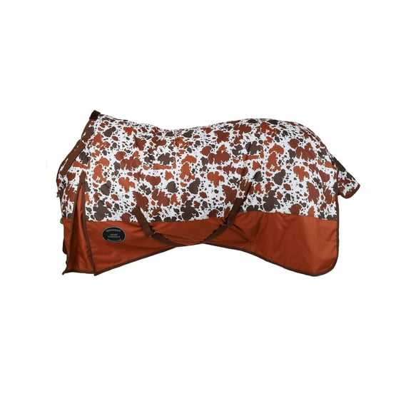 Showman FOAL/MINI 36"-40" Cow Print 1200D Waterproof & Breathable Perfect Fit Turnout Blanket