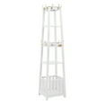 thumbnail image 3 of Linon Peggy Pyramid Hall Tree White with Rose Gold Hardware, 3 of 7