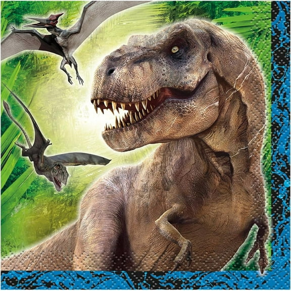 Jurassic World Beverage Napkins, 16ct