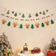 thumbnail image 1 of Banderas de Decoración Navideña, Flores, Adornos Colgantes, Diseño de Escena, Luces, Sensación de Ventana, Banderas Colgantes, Árbol de Navidad, Pequeños Colgantes, 1 of 6