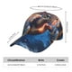 thumbnail image 2 of Fotbe Night Sky Turtle Gorro Clásico de Béisbol, Gorra Ajustable con Broche Snapback, Gorro de Exterior de Algodón Suave, 2 of 6