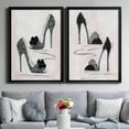 thumbnail image 5 of 2 Piece Set Shoes That Dazzle I Premium Framed Canvas - Ready to Hang - 26.5 x 36.5 Each - Silver Frame, 5 of 8