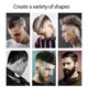 thumbnail image 5 of Hair Cutter Professional Hair Trimmer Men Rechargeable Electric Powerful Haircut Machine Carving Hair Tool, 5 of 5