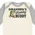 thumbnail image 4 of Inktastic Grandpa's Fishing Buddy Boys Long Sleeve Baby Bodysuit, 4 of 5