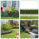 thumbnail image 5 of Valla De Riel De Plástico Para Jardín, 5 Uds., Protección Protectora Desmontable, Ribete, Decoración De Borde Para Patio De Césped Al Aire Libre Moyic HA035194-00, 5 of 6