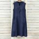 thumbnail image 2 of TaTaai Women's Loose Fit Slip Dress Solid Color Sleeveless V-Neck Linen Feel Button Front Casual Maxi Dress Summer Pocket Detail Gift, 2 of 7