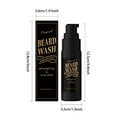 thumbnail image 3 of HHBEAUTY Beard Wash | Beard Shampoo for Men with Whiskey Vanilla Fragrance | Moisturising Beard Care | Nourishing Ingredients such as Nettle Extract | Gift for Men | 50 ml, 3 of 9