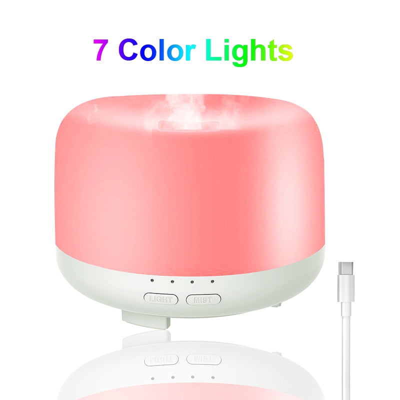 Portable Mini Humidifier, 300ml Small Cool Mist Humidifier, USB Personal Desktop Humidifier for Baby Bedroom Travel Office Home, Auto Shut-Off, 2 Mist Modes, Super Quiet, White