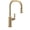Bronzed Gold, variant on Moen 7770 Smyth 1.5 GPM Single Hole Kitchen Faucet - Black