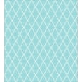 thumbnail image 3 of Ambesonne Oriental Duvet Cover Sets, Lacy Flowers in Diamond, 2-Queen, Pale Blue and White, 3 of 7