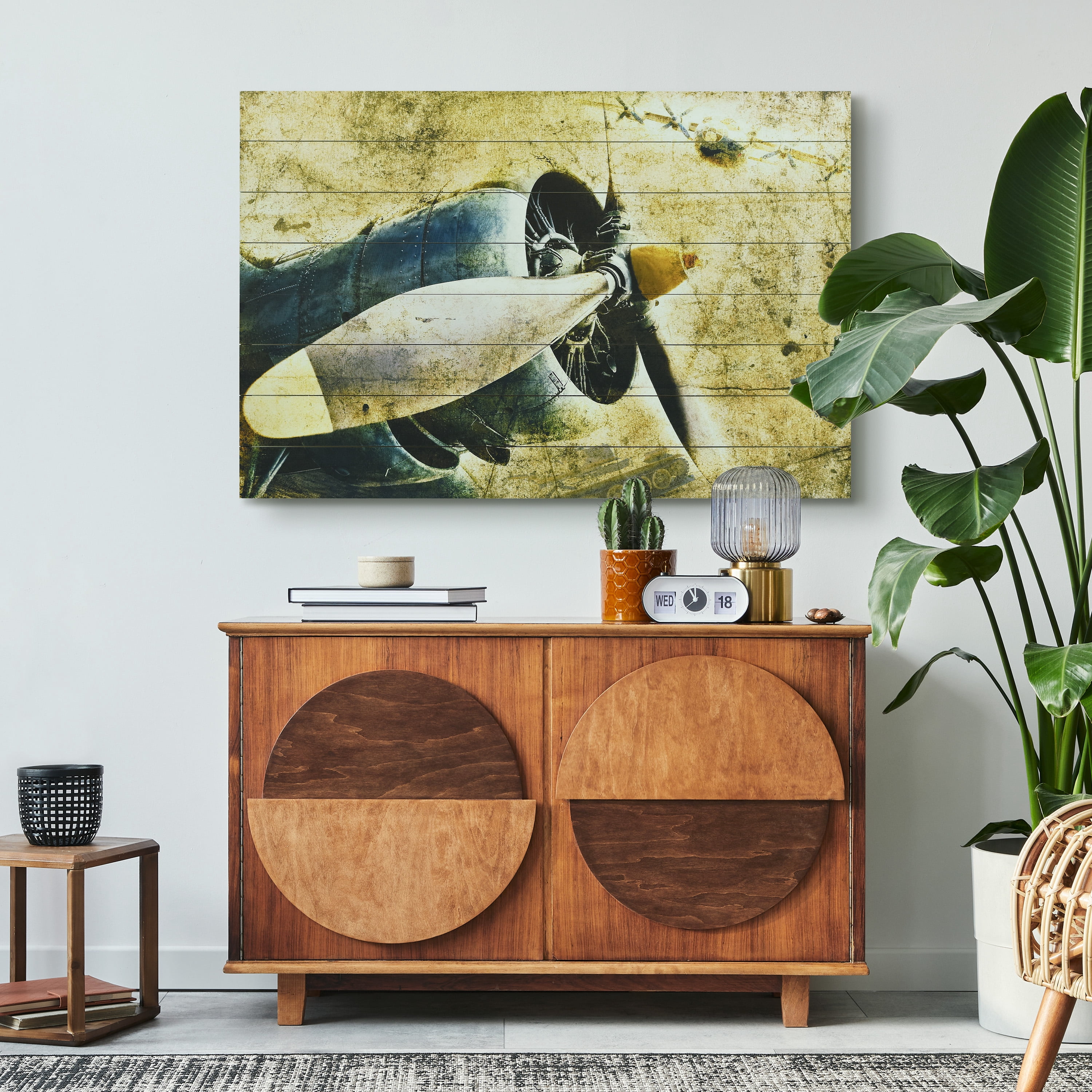 Empire Art Direct Corsair Wall Art Fine Art Giclee Printed On Solid Fir Wood Planks