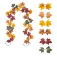 thumbnail image 2 of Tyidzon 6.6FT Fall Leaves Garland Artificial Maple Leaves Fall Garland Hanging Vines for Halloween Thanksgiving Mantel Fireplace Decor, 2 of 6