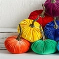 thumbnail image 6 of Velvet Pumpkins | Fall Decor | Thanksgiving Decoration | 15 * 15cm Handmade Velvet Pumpkins Decor, Super Soft Stuffed Pumpkin for Fall Halloween Thanksgiving Decoration, 6 of 6