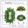 thumbnail image 3 of Sympathy Silks 20” Artificial Silk Yellow Red Wildflower Cemetery Bouquet (2 Count), 3 of 6