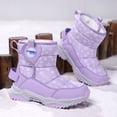 thumbnail image 4 of YMUQEIGH Winter Snow Boots for Boy and Girl Outdoor Waterproof with Fur Lined(Toddler/Little Kids), 4 of 6
