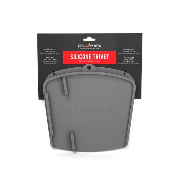 Tapete para espátula Grill Mark, plástico, gris, 1 paquete