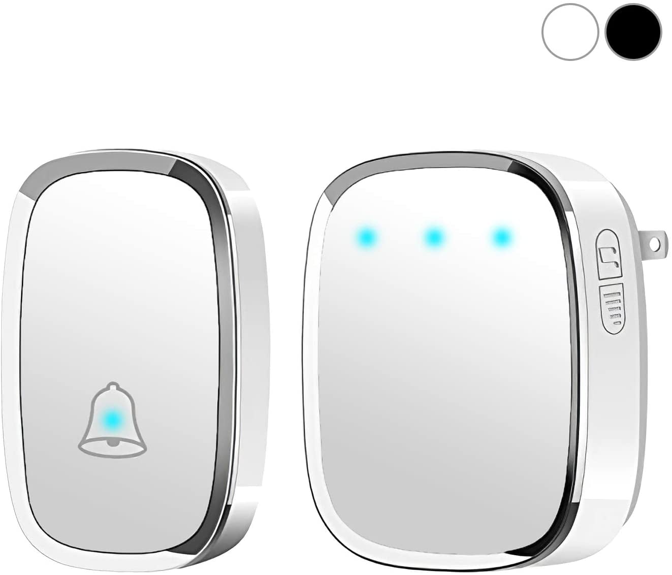 GreenLife® Wireless Doorbell, Waterproof Doorbell with LED Flash 1000