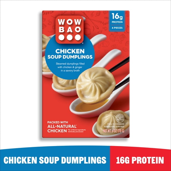 Wow Bao Chicken Soup Dumpling, 6 Pieces, Frozen