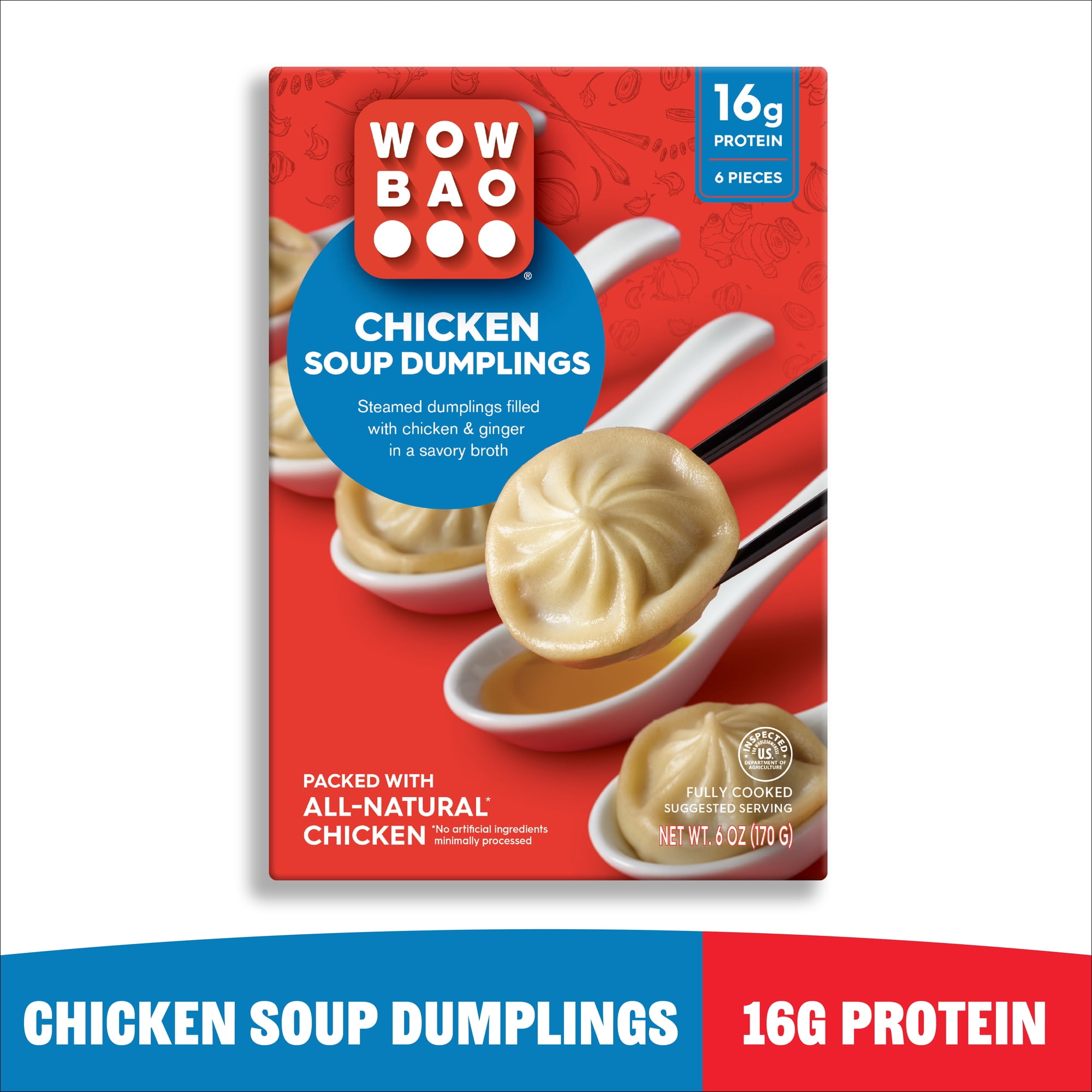 Wow Bao Chicken Soup Dumpling, 6 Pieces, Frozen
