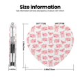 thumbnail image 3 of Picia Kawaii Pigs for Compact Vanity Mirror , Travel Makeup Mirror , Portable Magnifying Cosmetic Mirror for Daily, Work, Business-Heart Shape, 3 of 9