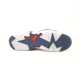 thumbnail image 3 of N I-K-E A i r-Jor-dan 6 Retro Olympic 2024 White Navy CT8529 164 Shoe Sneaker Mens US, 3 of 6