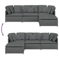 thumbnail image 4 of Bowery Hill Contemporary Large Modular Sofa in Dark Grey Fabric, 4 of 8