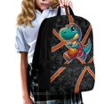 thumbnail image 3 of Uourmeti Independent Compartment Backpack for Shopping Travel, 17 Inchs Fashion School Backpack, Basketball Dinosaur Pattern, 3 of 6