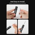 thumbnail image 4 of Bicycle Tire Repair Kit Portable Multi-Function Vacuum Plug Repair Set, 4 of 8