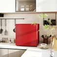 thumbnail image 3 of Resenkos 1.1 Cu.Ft Countertop Mini Freezer, Compact Upright Freezer with Removable Shelves, Red, 3 of 11