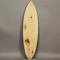 thumbnail image 3 of Zeckos Wood Striped Surfboard Hanging Wall Décor 32 inches Set of 3, 3 of 5