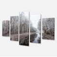 thumbnail image 2 of Arbres dans un Paysage d'Hiver Blanc - Impression sur Toile, 2 of 3