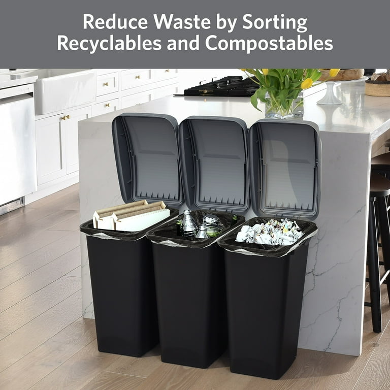 What Size is a Normal Kitchen Garbage Can: Expert Insights