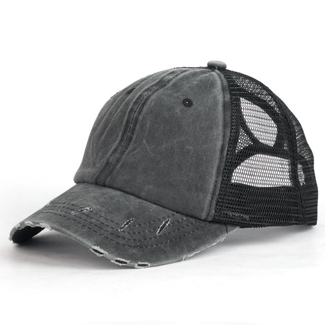 Béisbol De Malla Ajustable, Sombrero Para El Sol, Gorras De Cola De Caballo Para Senderismo A La Moda, Accesorios Deportivos Para Hombres Y Mujeres Guardurnaity OD010069-00